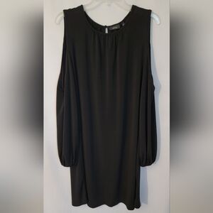 Apt 9 Womens Black Cold Shoulder Dress Size L